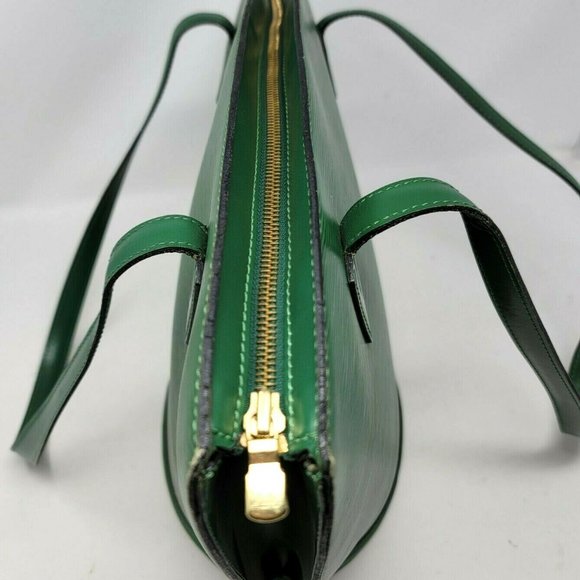 Louis Vuitton Saint Jacques GM Dark Green Epi Leather Bucket Shoulder Bag Auth - Picture 7 of 12
